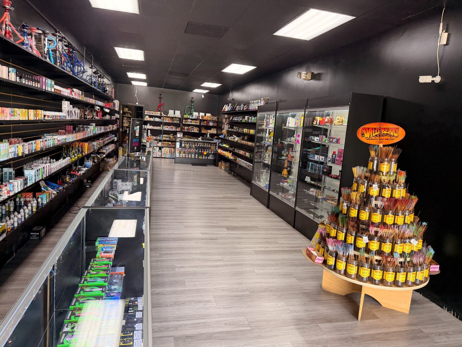Inside Smoke Tokz at 95th Street and Antioch